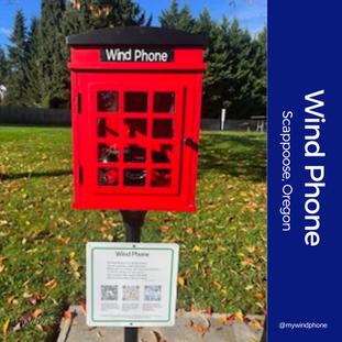 a Wind Phone in Scappoose, Oregon