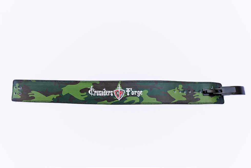Thumbnail: Sale, Green Camo Power Lifting Belt, Knee Wraps & Straps, Wrist Wraps & Straps