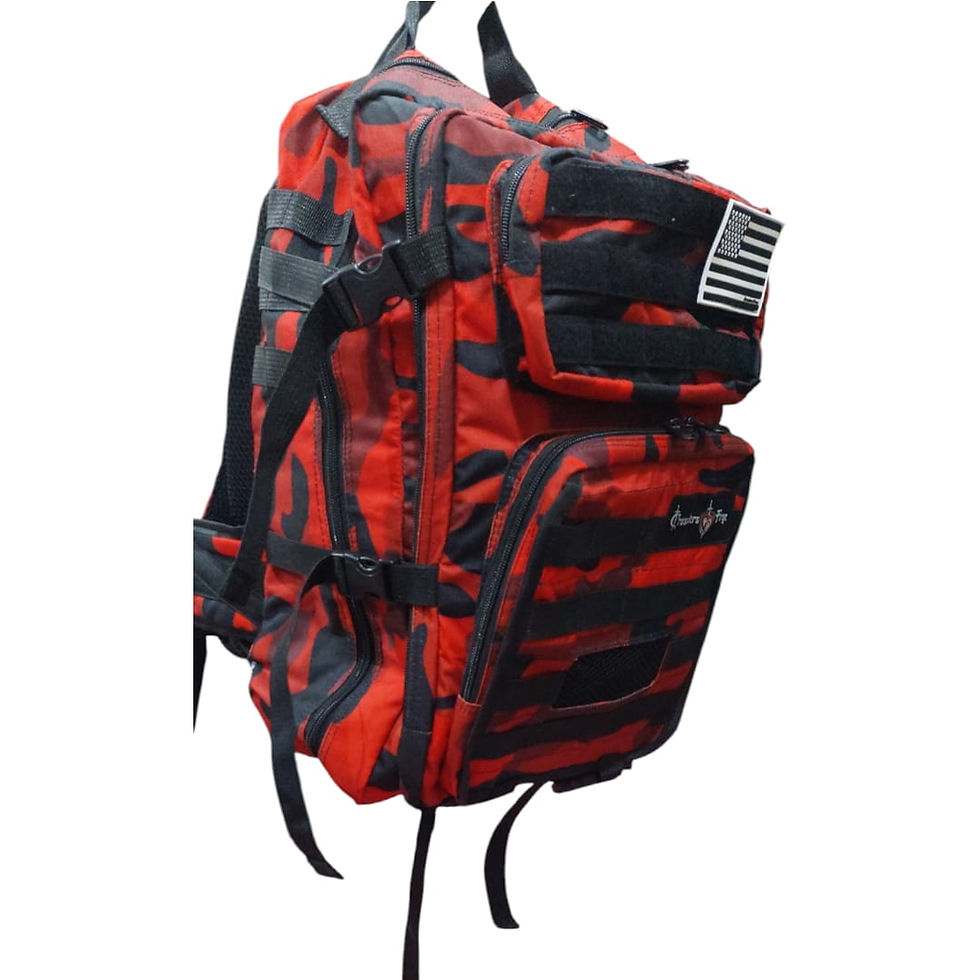 Thumbnail: Red & Black Gym Bag