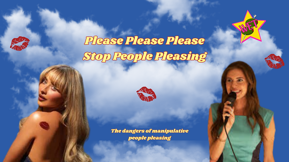 Please, Please, Please stop Pleasing People!