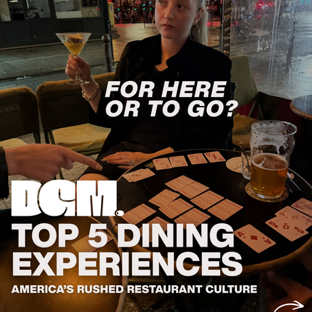 For Here or To Go? America's Rushed Restaurant Culture