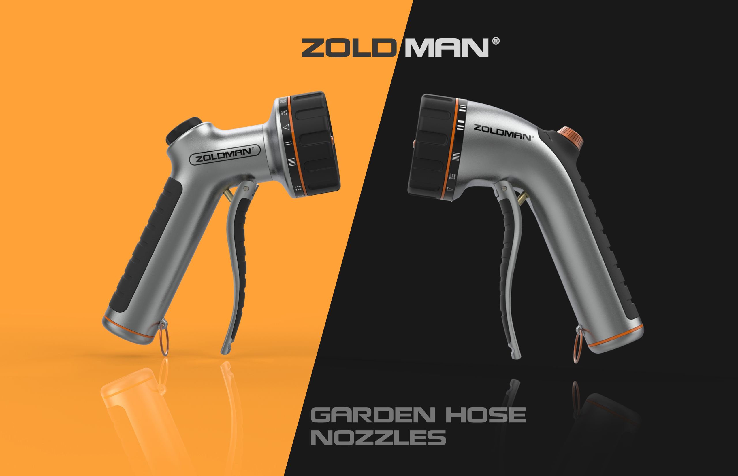 Garden hose nozzle