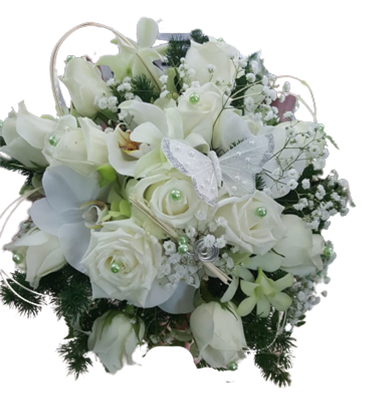 Bouquet de mariée rond de Marie