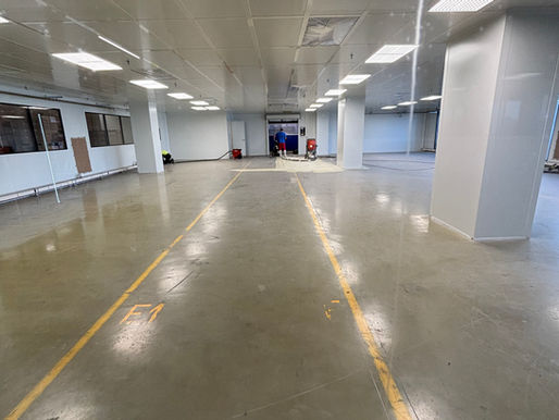 Resin flooring for a pharmaceutical cleanroom in German-speaking Switzerland