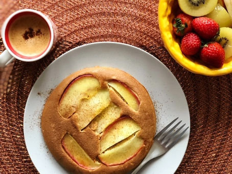 Bolo de Maçã de Frigideira