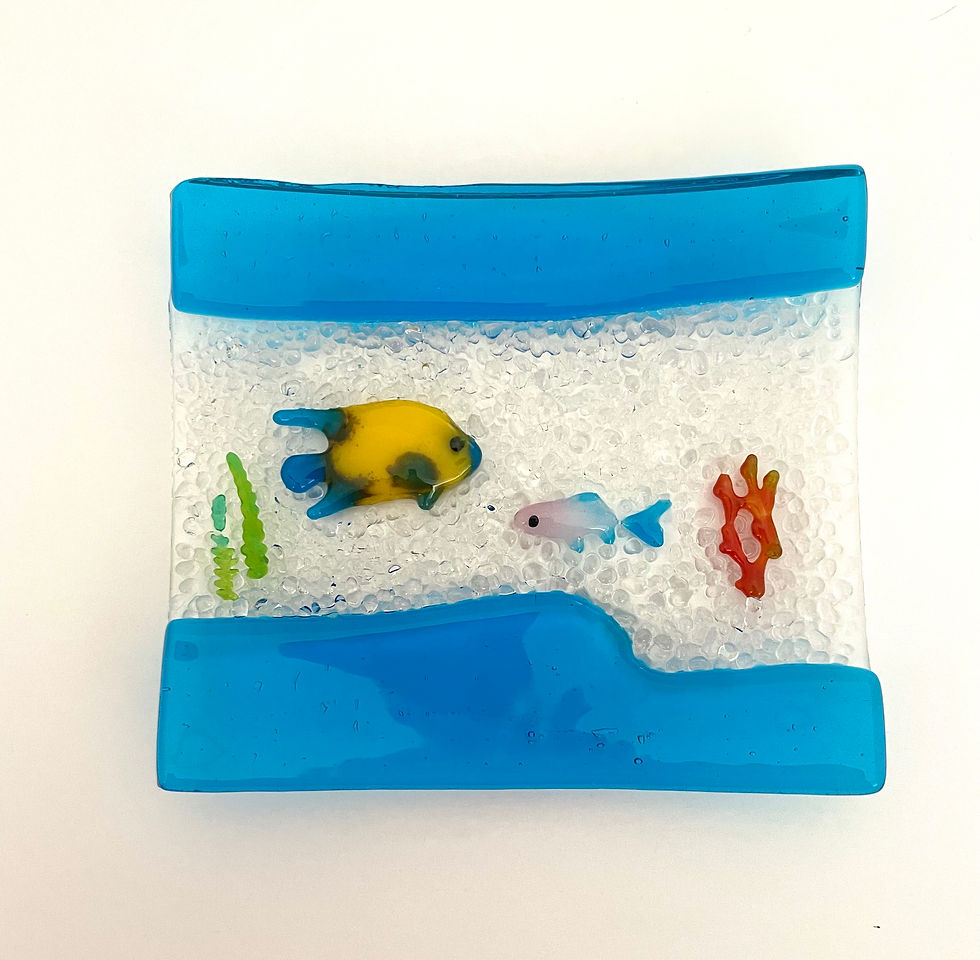Thumbnail: Tropical Fish Shallow Dish
