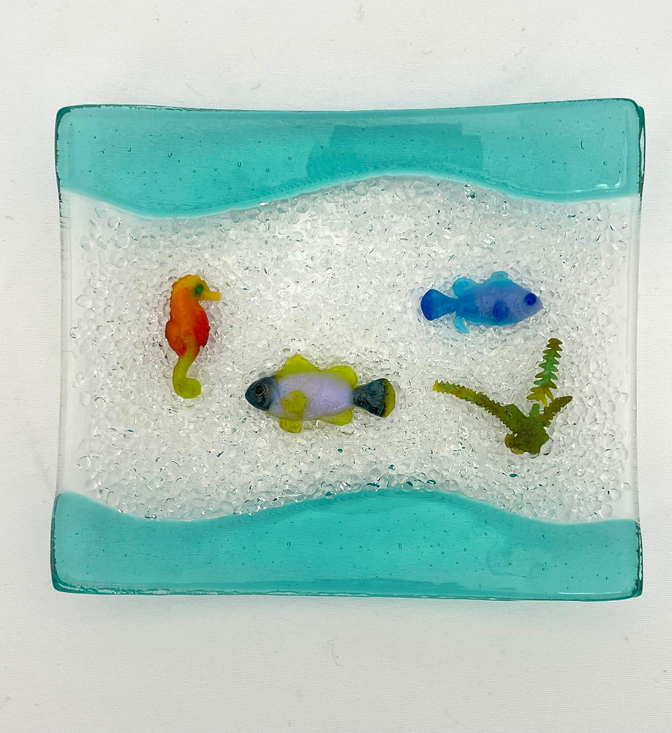 Thumbnail: Tropical Fish Shallow Dish