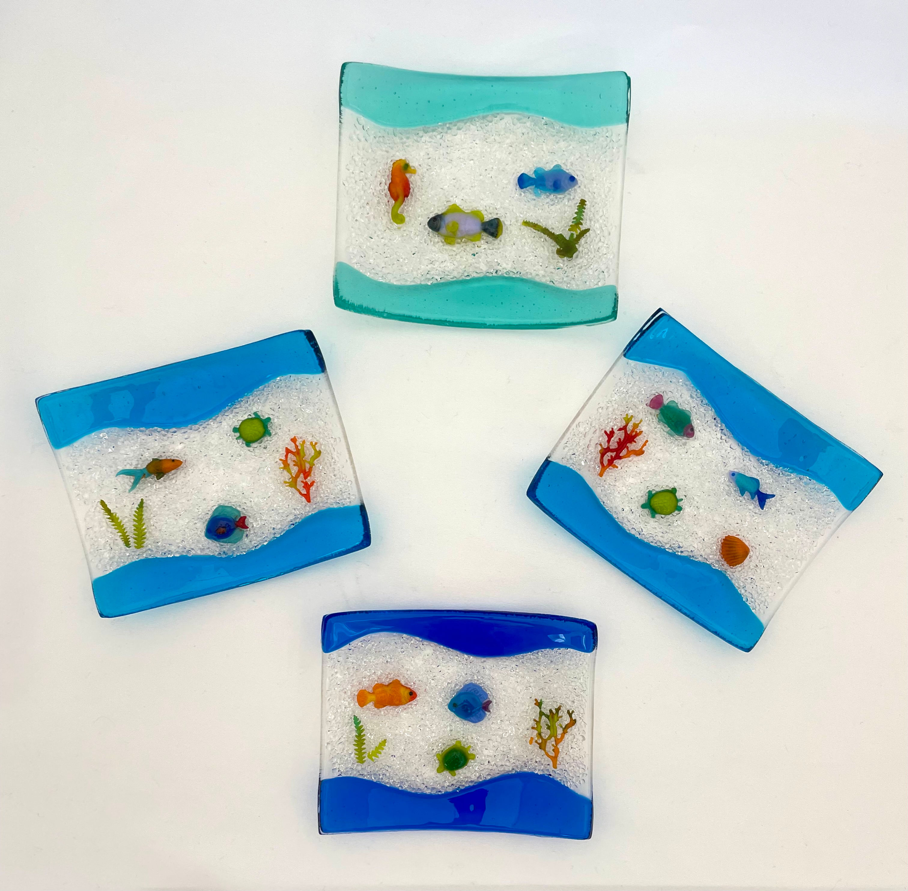 Tropical Fish Shallow Dish