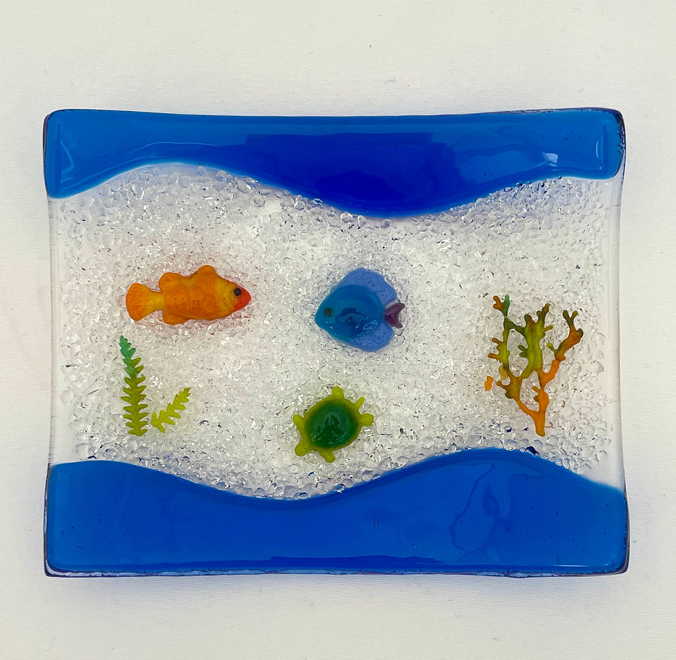 Thumbnail: Tropical Fish Shallow Dish