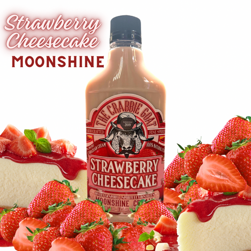 Strawberry Cheesecake Moonshine The Crabbie Goat