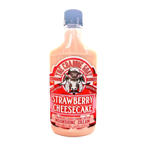 Strawberry Cheesecake Cream Liqueur Moonshine The Crabbie Goat