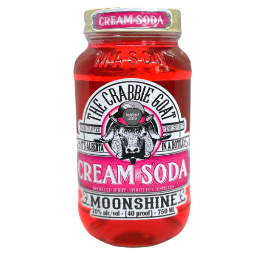 Cream Soda Moonshine The Crabbie Goat