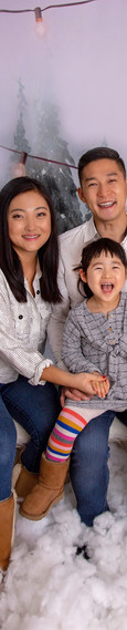 Studio Christmas Portraits for Families