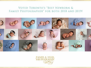Awarded Toronto's "Best Newborn & Family Photographer" for both 2018 and 2019!