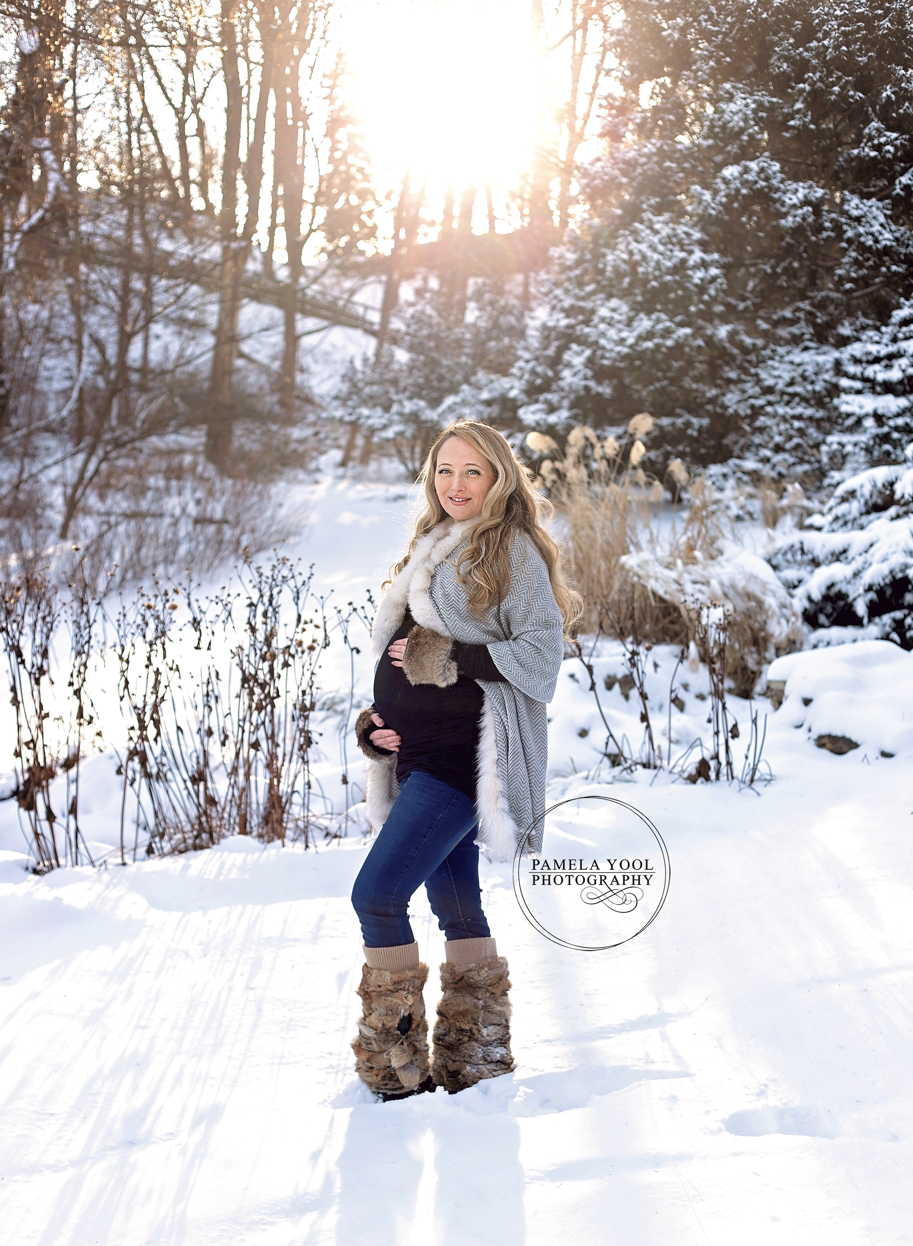 Winter Maternity Photography