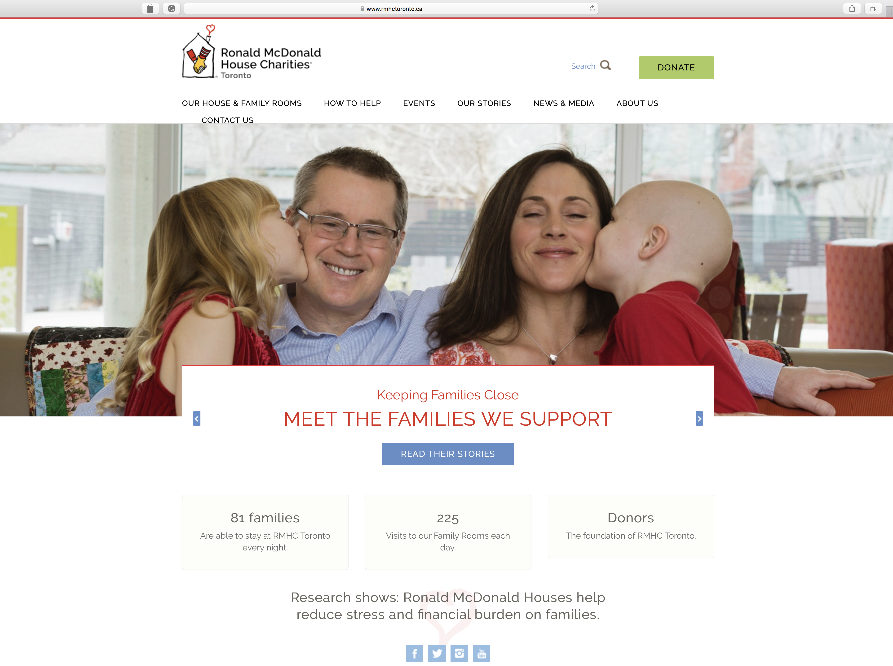 Ronald McDonald House Family Photogr
