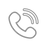 [CITYPNG.COM]HD Grey Outline Phone Icon PNG - 2000x2000.png