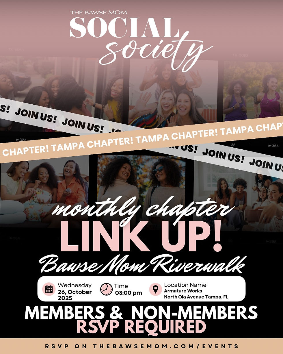 Bawse Mom Riverwalk - Tampa Monthly Link Up