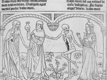 Guyot Marchant'ın Ölüm Dansı Kitabındaki Ağaç Baskılarda Canlılar ve Ölüler Arasındaki Karşıtlıklar