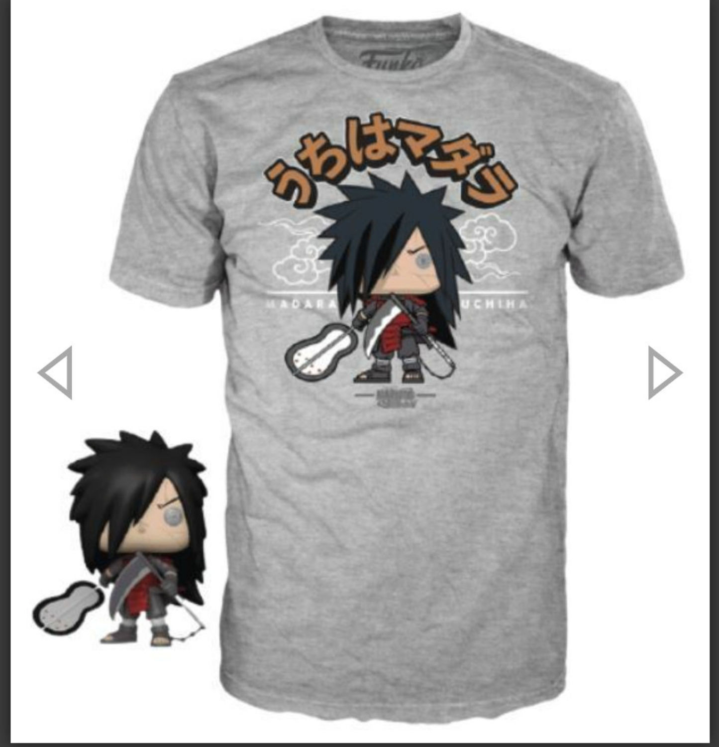 POP! Animation - Naruto - Madara POP & Tee bundle