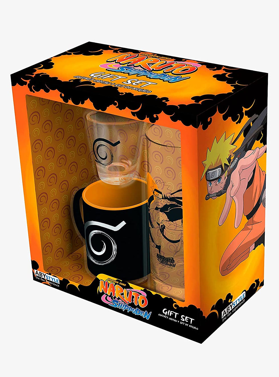 Naruto Shippuden - Glass Gift Set 3pc - ABYstyle