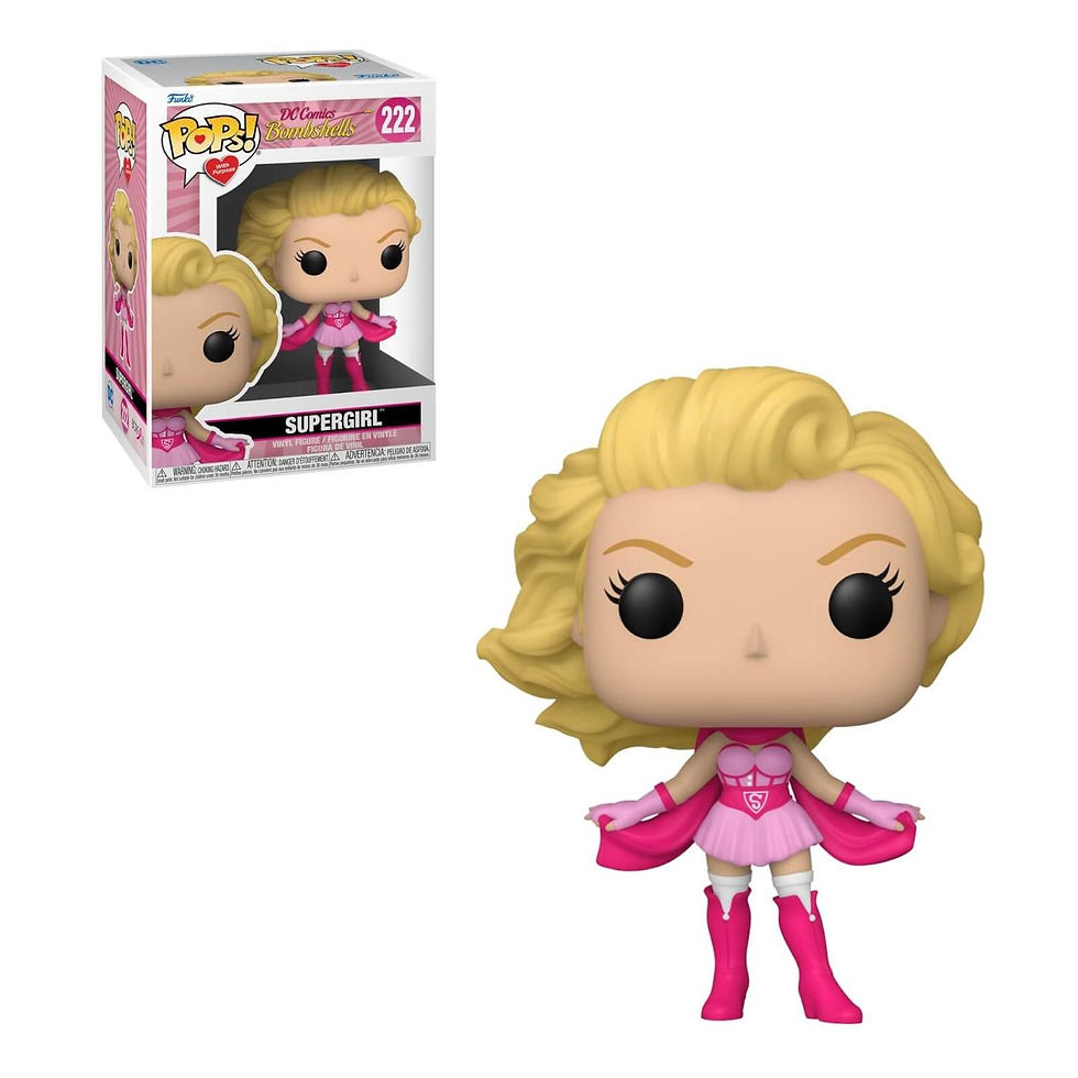 POP! DC Heroes - Breast Cancer Awareness - Bombshells Supergirl #222