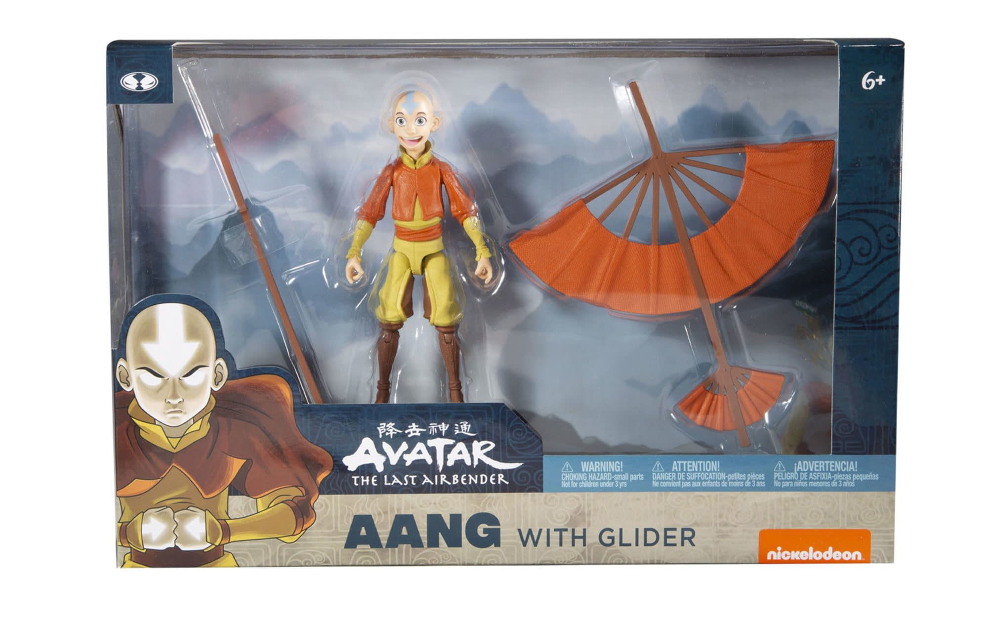 Avatar the Last Airbender - Aang with Glider 5" action figure - McFarlane Toys