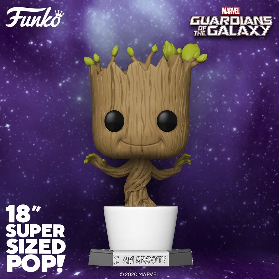 Thumbnail: POP! Super Size 18" Marvel - Guardians of the Galaxy - Dancing Groot #01