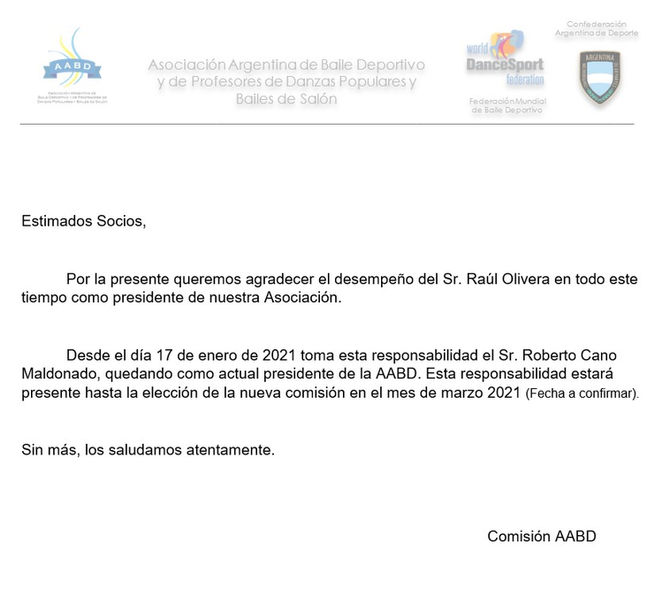 Cambio de Autoridades