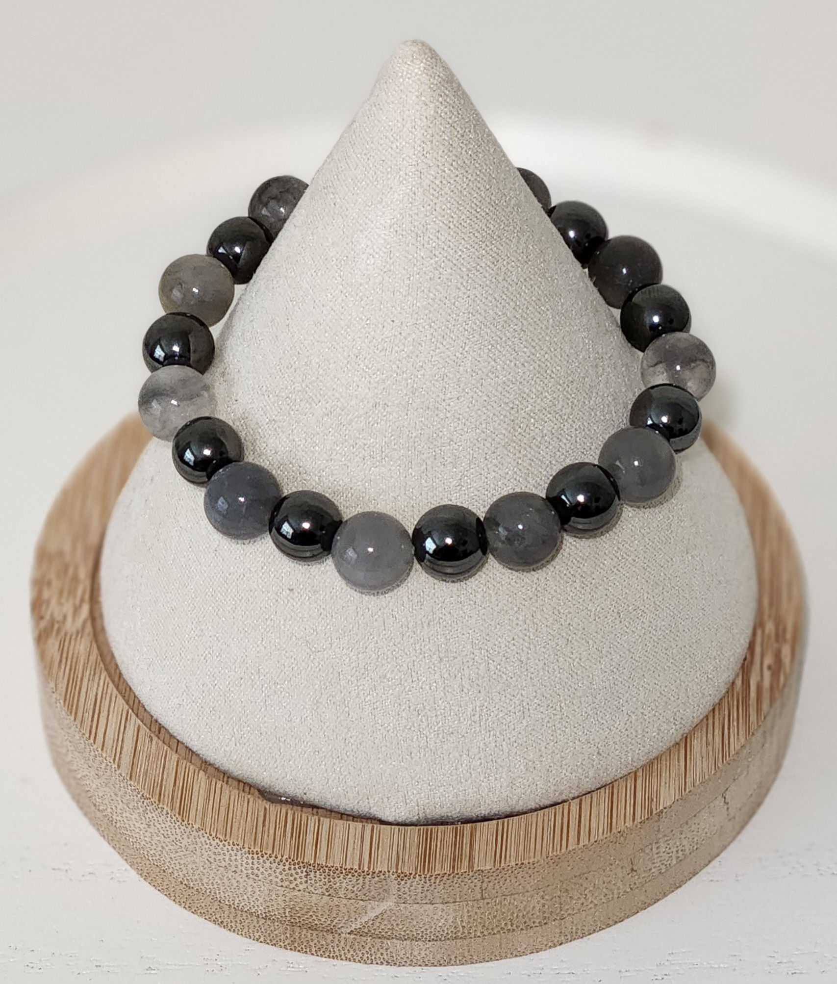 Smoky quartz w/ Hematite