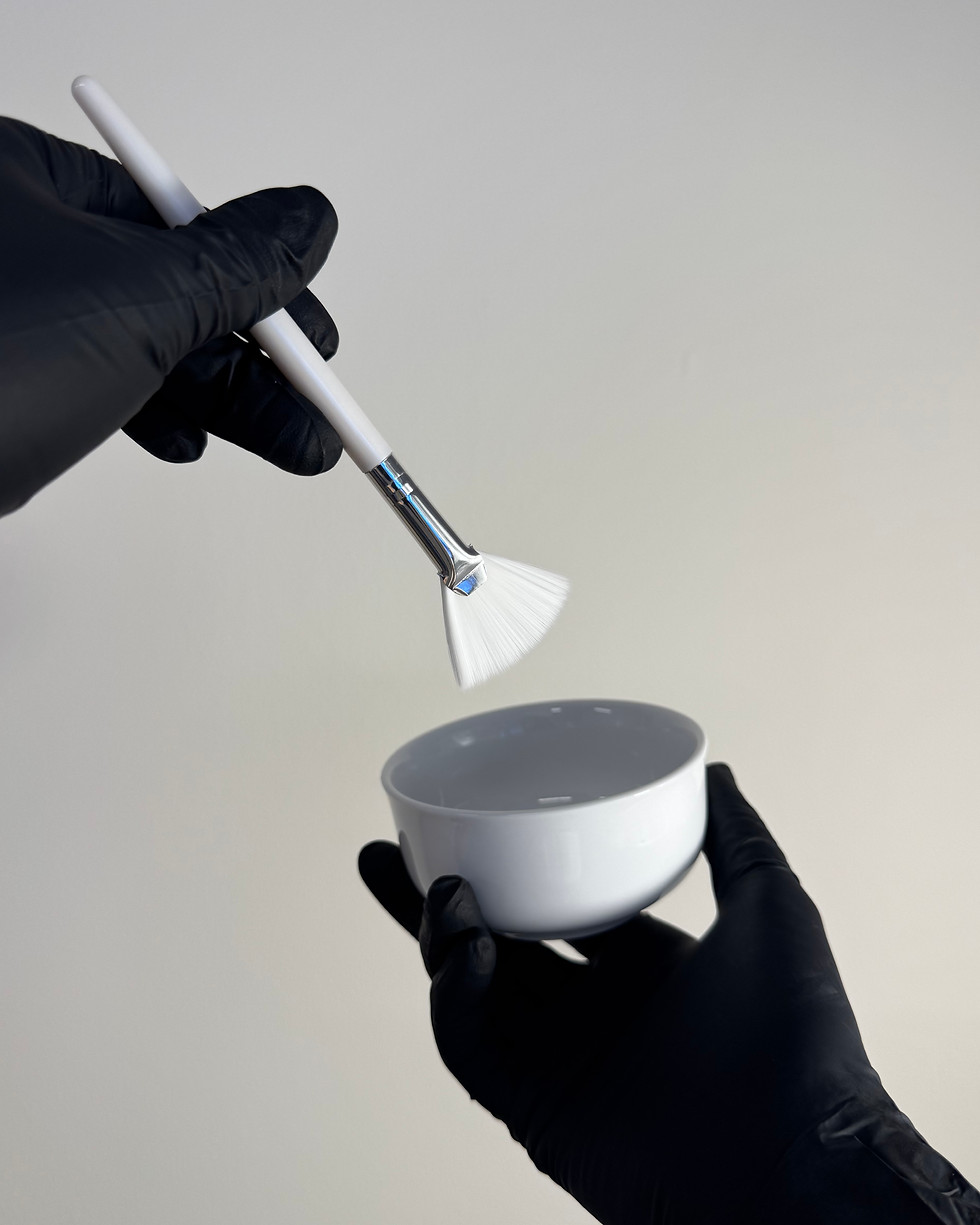 Nurse performing chemical peel in Haverhill, Suffolk