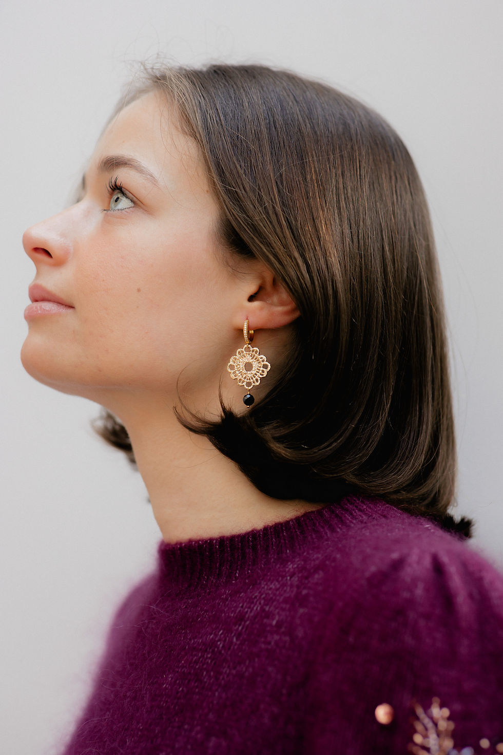 Miniature : Boucles d'oreille DENTELLE
