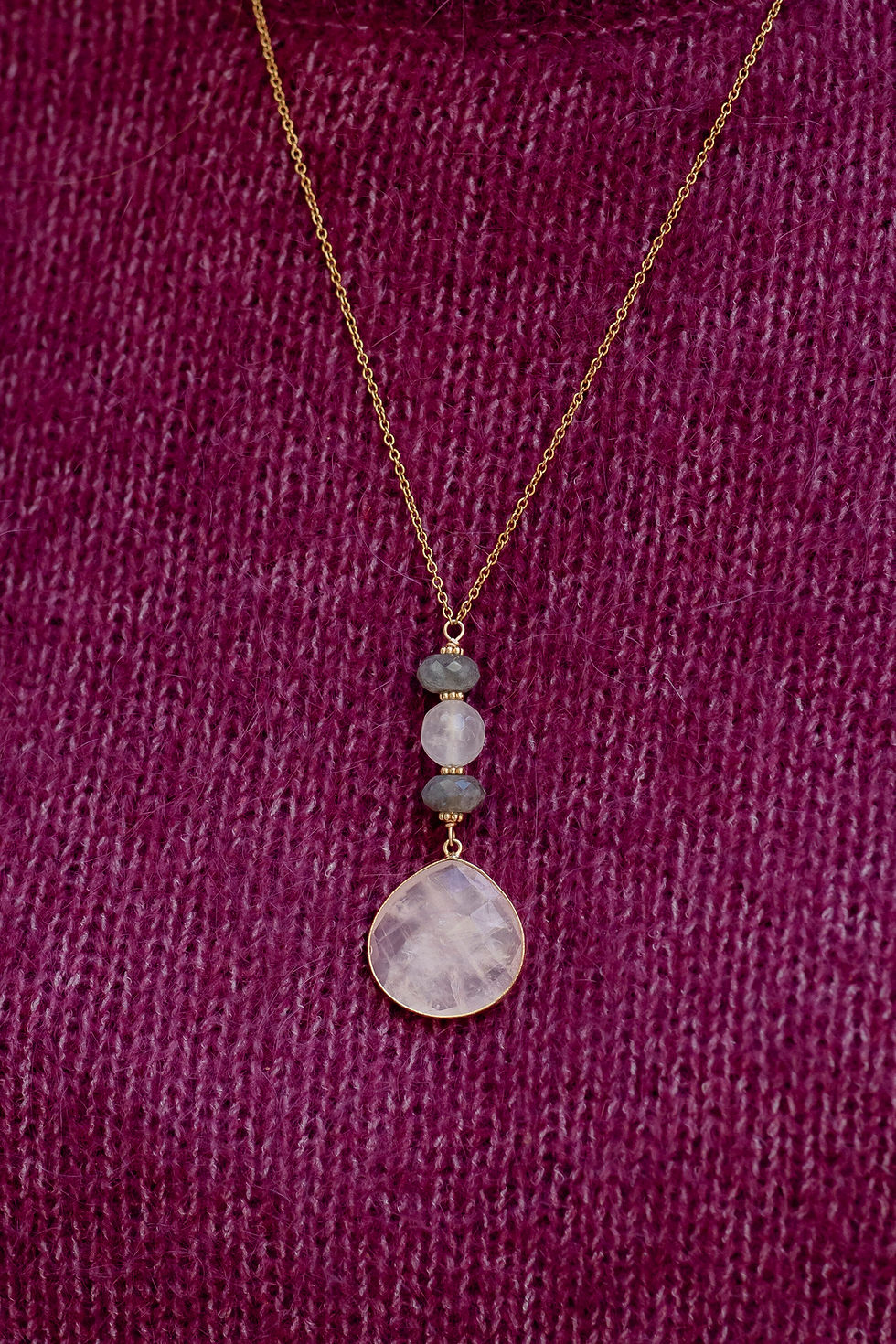 Miniature : Collier GIOÏA en pierres naturelles 