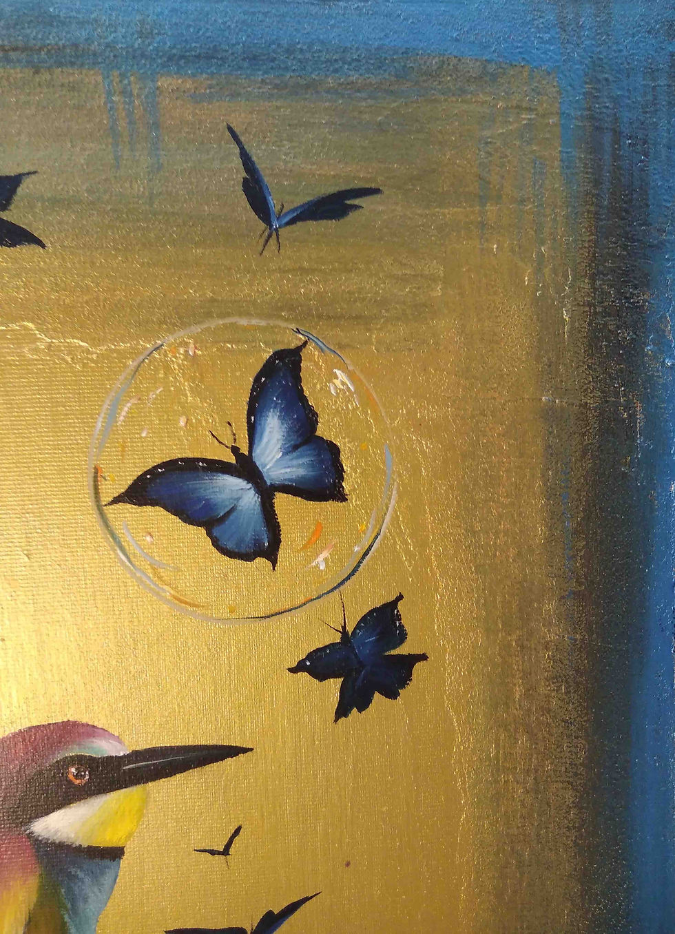 Thumbnail: ABERJARUCO Original painting 46/2/61cm (not for sale