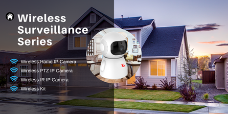 Wireless network surveillance camera series