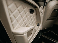 black bentley mulsanne side hand rest