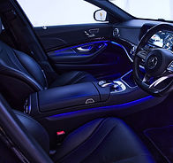 MERCEDES V-CLASS IN BLACK interior