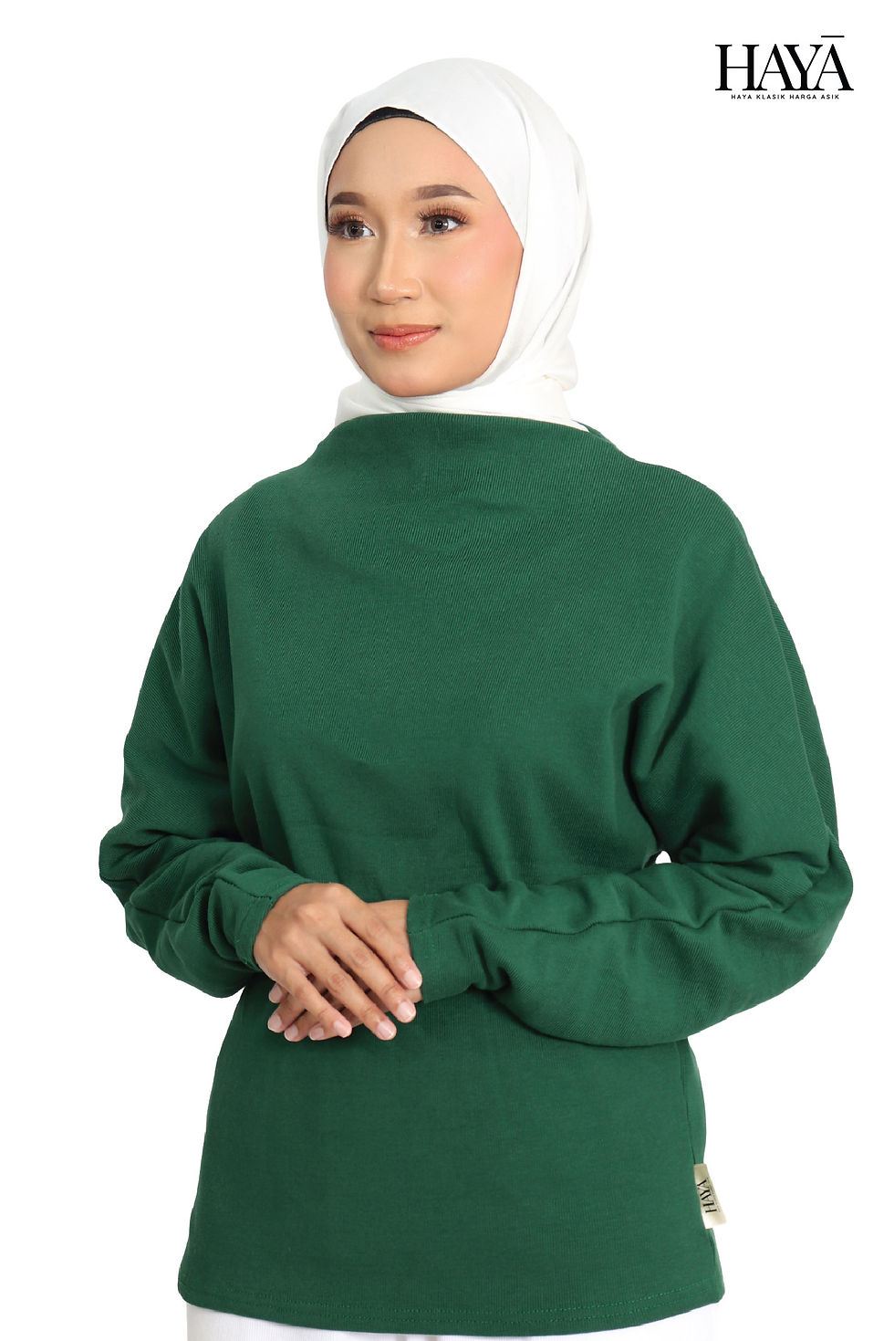 Thumbnail: KnitTop Batwing Boat Neck