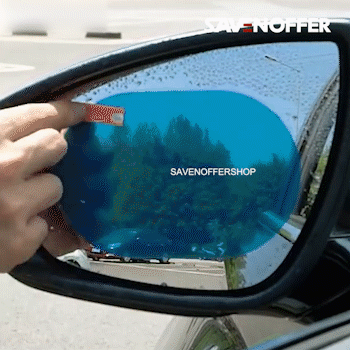 מדבקה נגד ערפל ומים לרכב