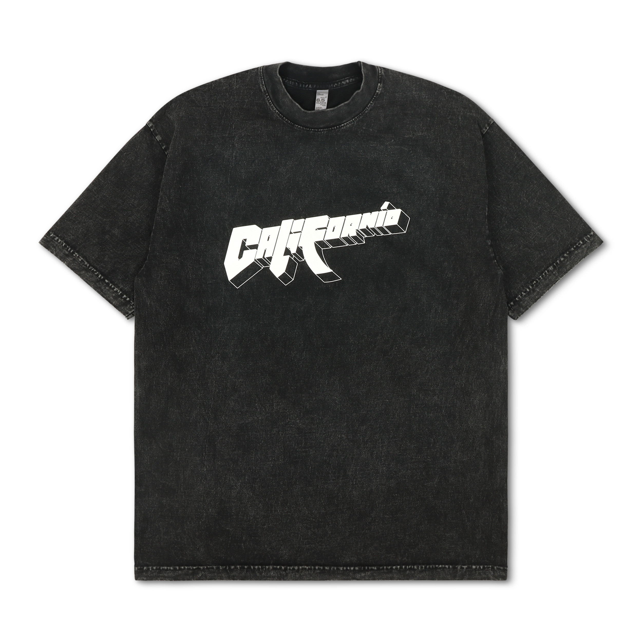 Californio comic DTG logo t-shirt (Carbon Black)