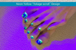 Foliage scroll design
