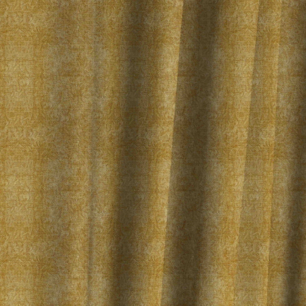 The Textured Velvet - Honey Gold -  Antique Brass Grommet  -  Blackout