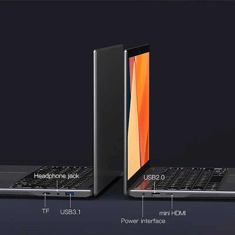 Thumbnail: Adreamer Laptop 8GB RAM 1TB SSD Computer 13.3-inch Intel Notebook 2560X1600 Reso