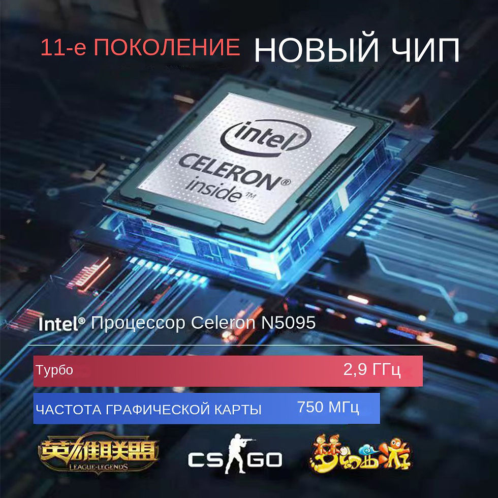 Thumbnail: Laptop 15.6 Inch IPS Screen 16GB RAM  Intel 11th N5095 Business Netbook Windows 