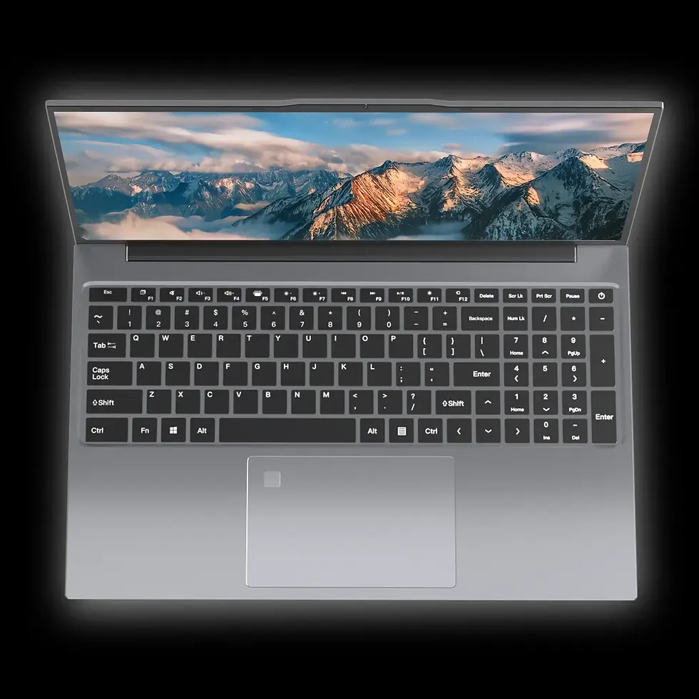 Thumbnail: 15.6"Laptop Intel Celeron i7-6500 notebook gamer 32GB RAM 2TB SSD Office PC Comp