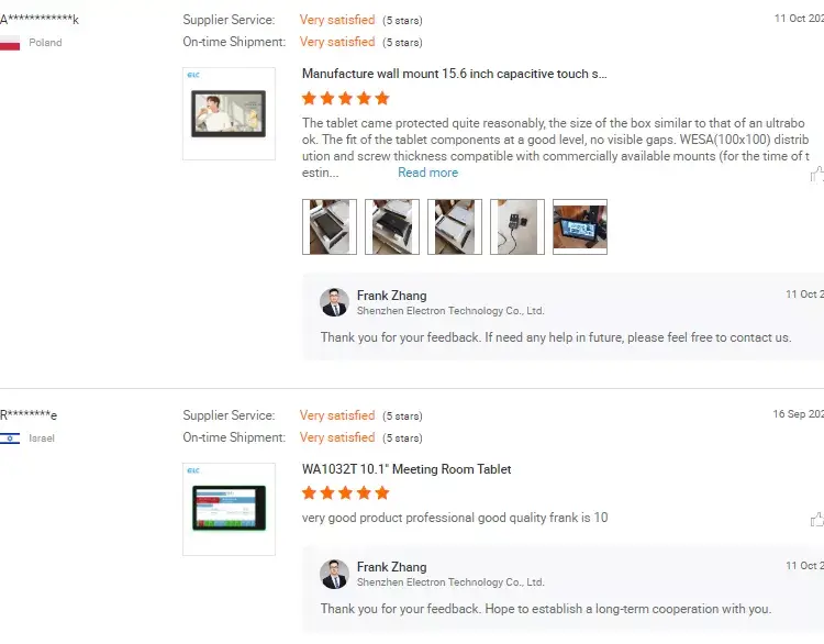 Thumbnail: Free Standing Desktop L Shape Portrait Tablet 8 Inch Ips Touch Screen Pos Termin