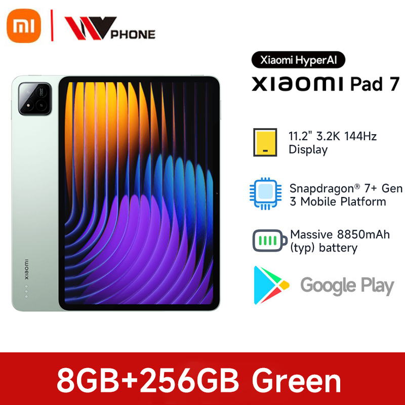 Thumbnail: Xiaomi Tablet Xiaomi Pad 7 11.2" 3.2K 144Hz Display Snapdragon 7 Gen3 8850mAh 13