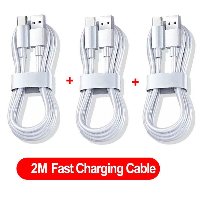 Thumbnail: NNBILI 1-3PCS 10A 100W Type C Super Fast Charging Cable Data Cord For  Huawei OP