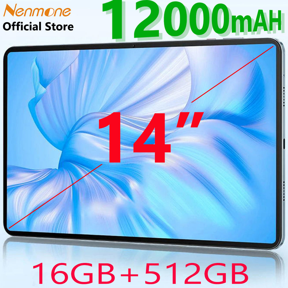 Mpad15 Large Screen 14 inch Tablet 16GB+512GB 1920*1200 IPS 4G Phone call Androi