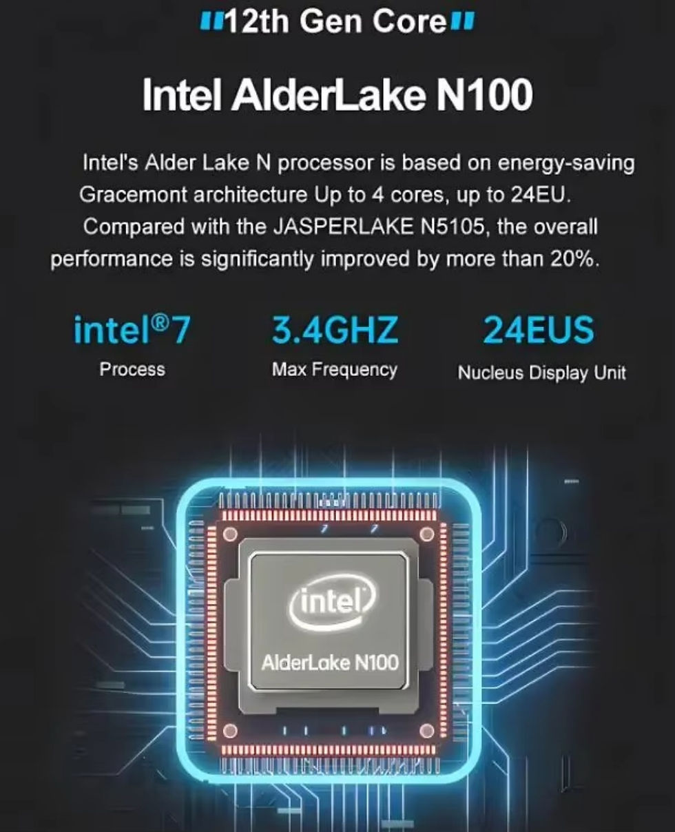 Thumbnail: Dual Screen Laptop Intel N95 N100 Processor 14“+14” touch Gaming Laptop DDR4